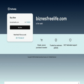 Скриншот главной страницы сайта biznesfreelife.com